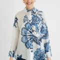 Camisa oversize paisley