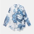 Camisa oversize paisley