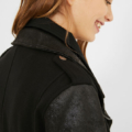 Chaqueta biker hibrida