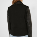 Chaqueta biker hibrida