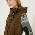 Parka Desigual capucha Mickey Mouse