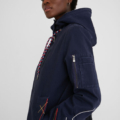 Parka capucha bordados