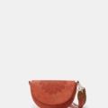 bolso cruzado efecto piel reptil