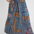 falda vaquera larga mandalas