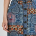 falda vaquera larga mandalas