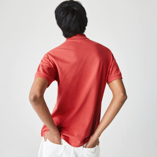 Polo Lacoste rojo salmón - Imagen 5