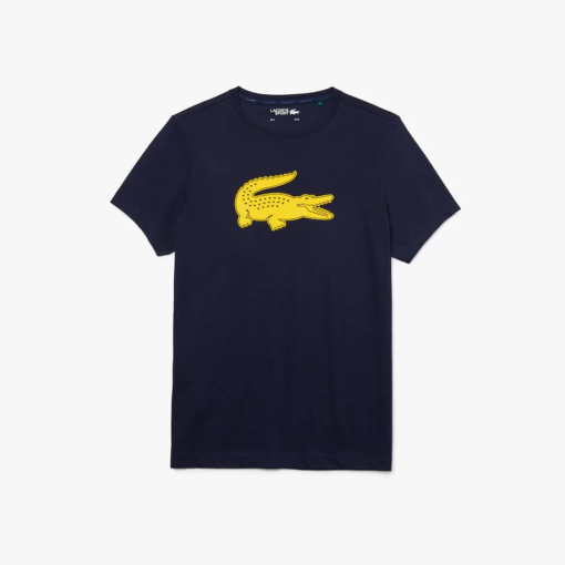 Camiseta de hombre Lacoste SPORT en tejido de punto transpirable con estampado de cocodrilo en 3D Lacoste - Imagen 3