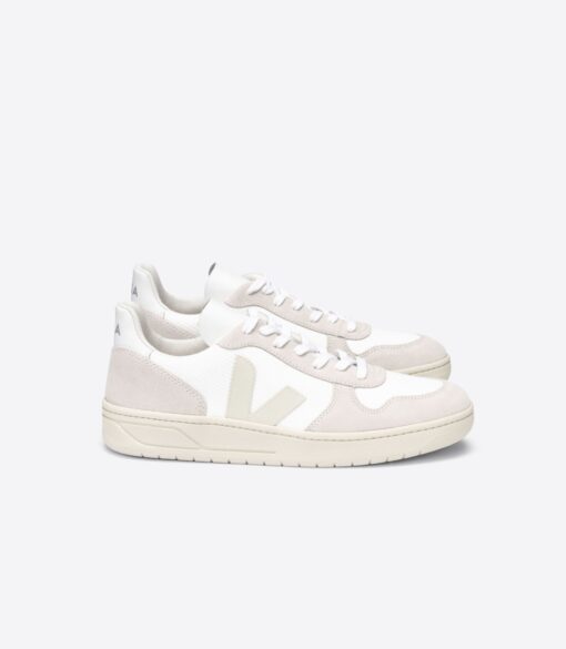 Zapatillas Veja V-10 B-MESH WHITE NATURAL PIERRE