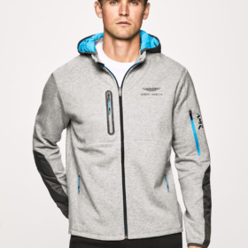 Sudadera Hackett de viaje con capucha gris