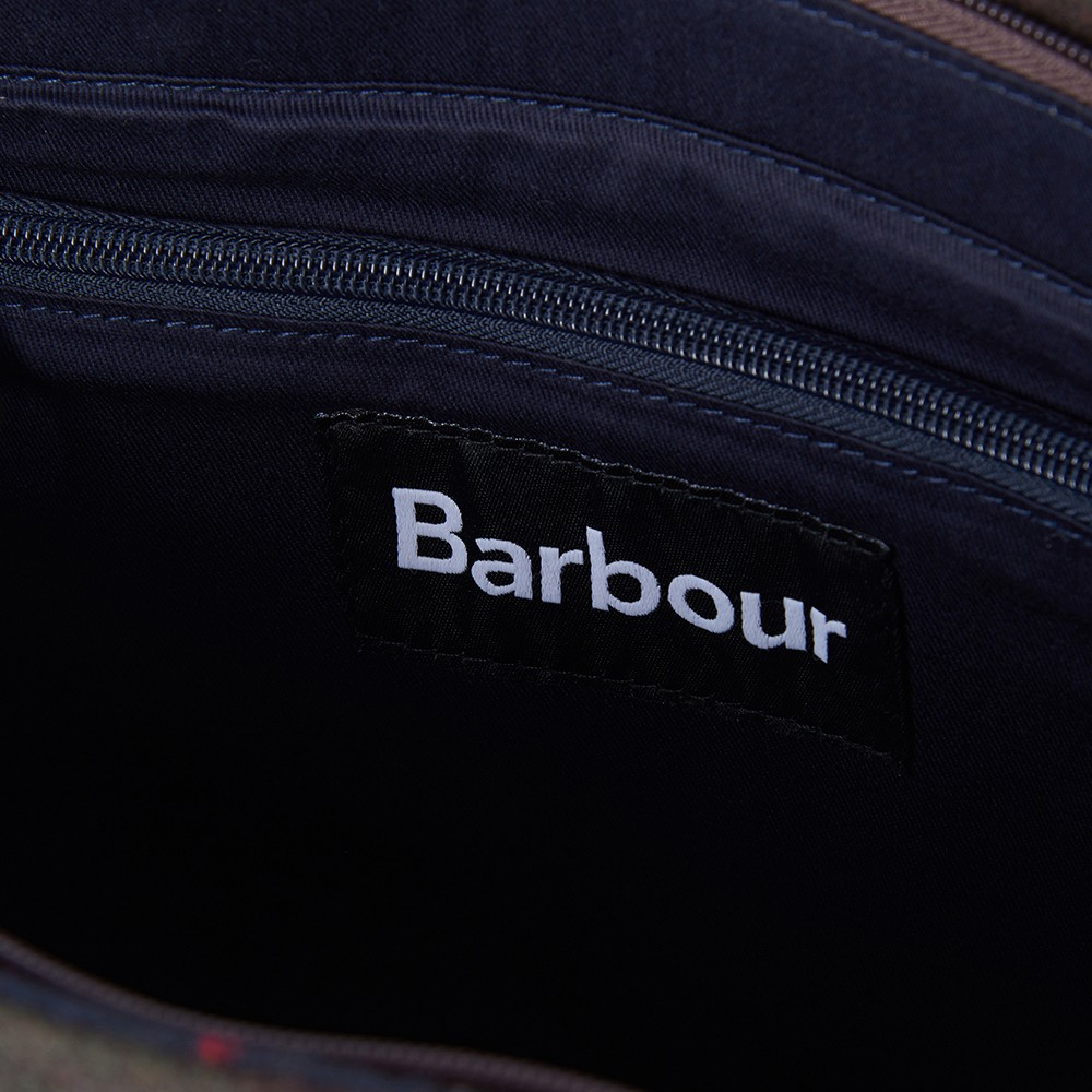 barbour tartan bolsa