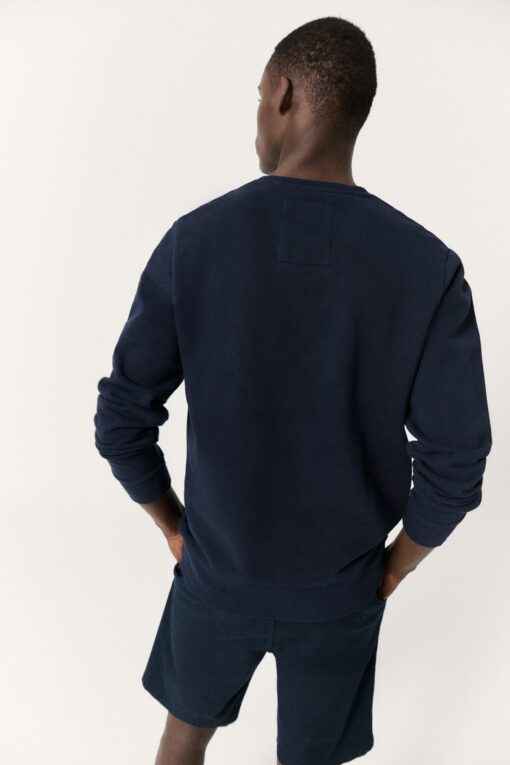 Sudadera Hombre Bardera Navy ECOALF - Imagen 2