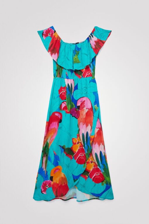 Vestido boho tropical Desigual - Imagen 3