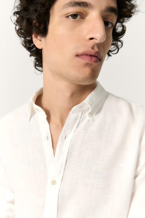 Camisa Hombre Malibu White ECOALF - Imagen 3