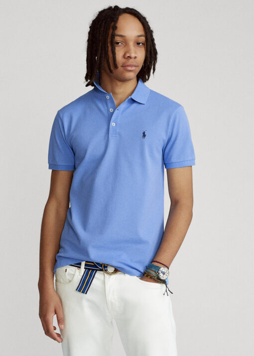 Polo de piqué Slim Fit Harbor Island Blue RALPH LAUREN