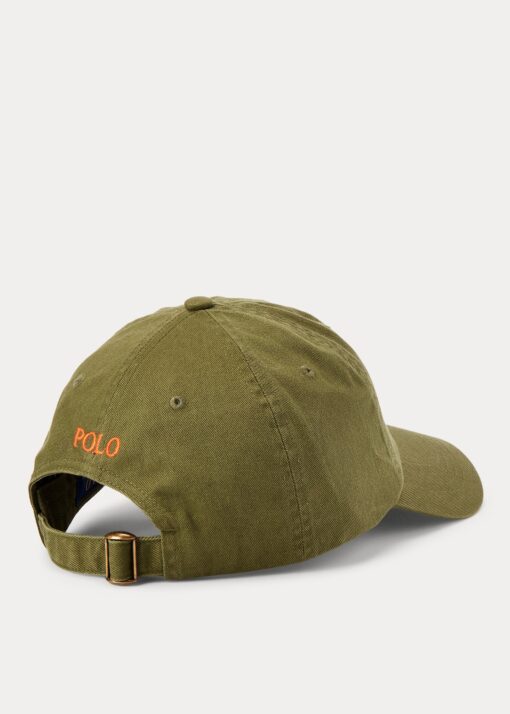 Gorra con visera de chino de algodón Oliva Supply Ralph Lauren - Imagen 3