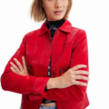 Chaqueta corta recta Desigual