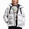 Chaqueta padded mangas desmontables Desigual