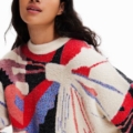 Jersey geométrico multicolor Desigual