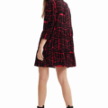 Vestido corto camisero mensajes Desigual