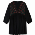 Vestido corto bordados Desigual