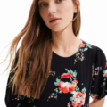 Vestido midi floral Desigual