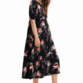 Vestido midi floral Desigual