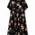 Vestido midi floral Desigual