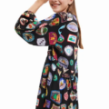 Vestido corto college Desigual