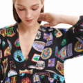Vestido corto college Desigual