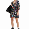 Vestido corto college Desigual