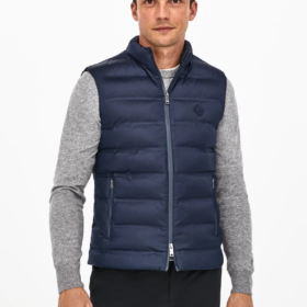 Chaleco HACKETT acolchado azul