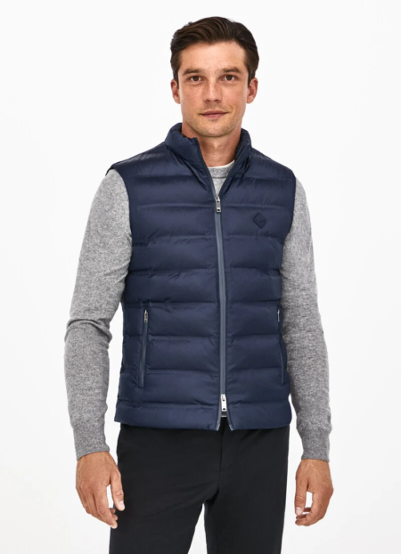 Chaleco HACKETT acolchado azul