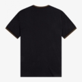Camiseta con ribete con dos franjas FRED PERRY