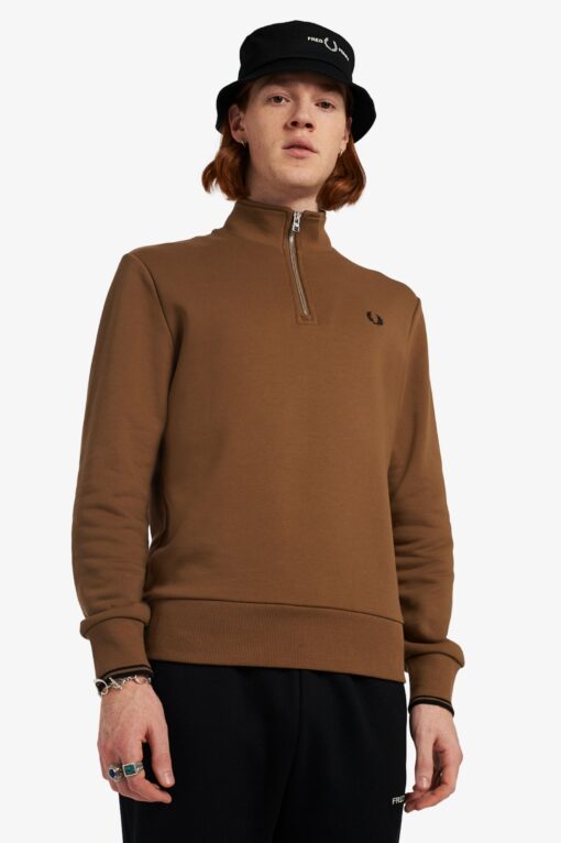 Sudadera con media cremallera FRED PERRY