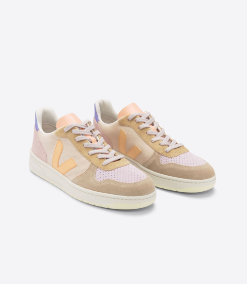 Zapatillas mujer V-10 SUEDE MULTICO PEACH