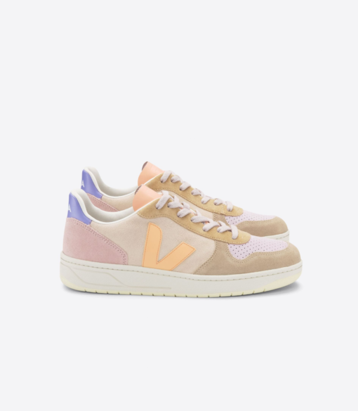 Zapatillas mujer V-10 SUEDE MULTICO PEACH