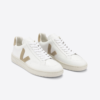 Zapatillas VEJA mujer V-12 LEATHER WHITE DUNE