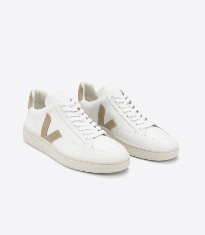 Zapatillas VEJA mujer V-12 LEATHER WHITE DUNE Zapatillas VEJA mujer V-12 LEATHER WHITE DUNE