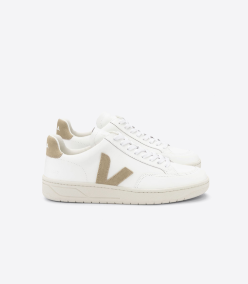 Zapatillas VEJA mujer V-12 LEATHER WHITE DUNE