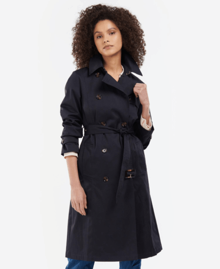 Gabardina Barbour mujer Greta marino