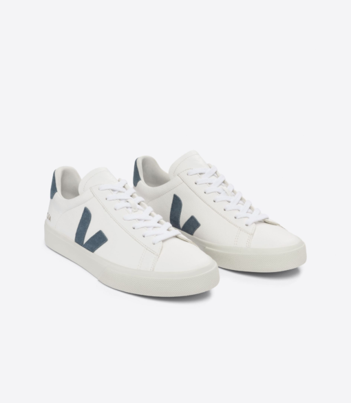 Zapatillas VEJA CAMPO Chromefree Leather White California - Imagen 2