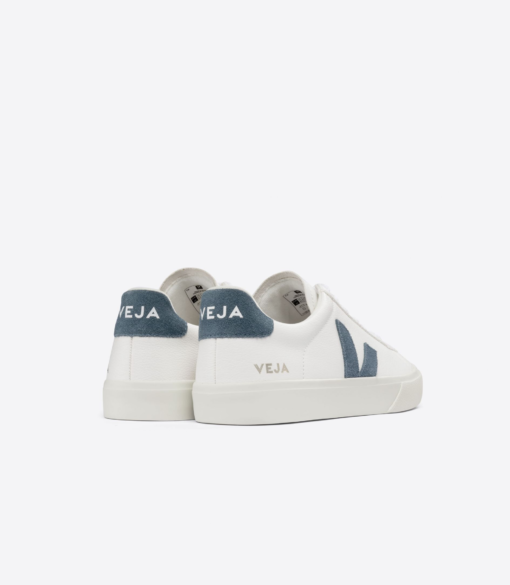 Zapatillas VEJA CAMPO Chromefree Leather White California - Imagen 3