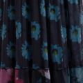 Vestido largo combinado tul