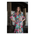 Vestido floral volante KAHYRA