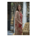 Vestido junco bordado rojo KAHYRA