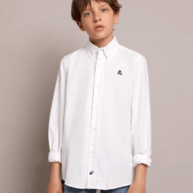 Camisa oxford cuello botones