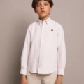 Camisa oxford cuello botones