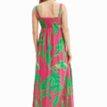 Vestido largo escote corazón