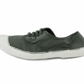 Zapatillas Bensimon Lona Kaki Cordón