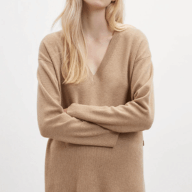 Jersey de punto ECOALF Bergamota marrón